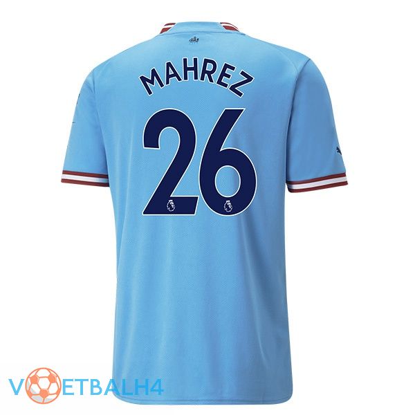 Manchester City (Riyad Mahrez 26) jersey thuis blauw 2022/2023