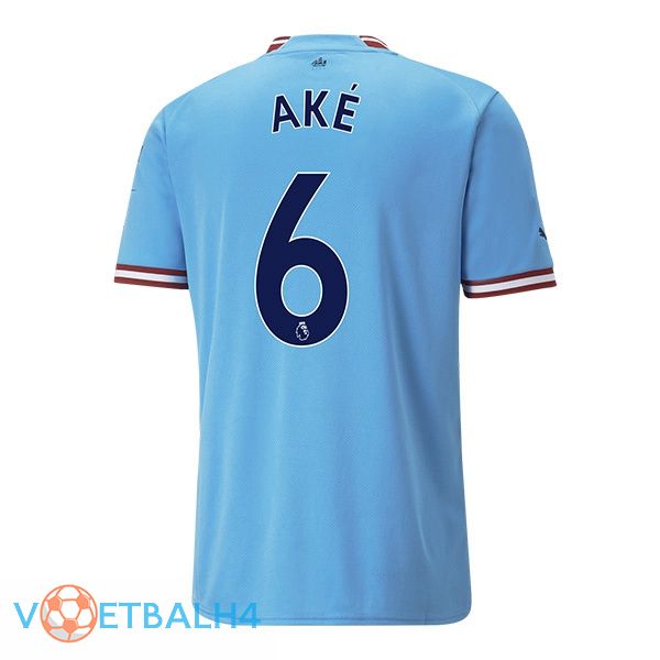 Manchester City (Nathan Ake 6) jersey thuis blauw 2022/2023