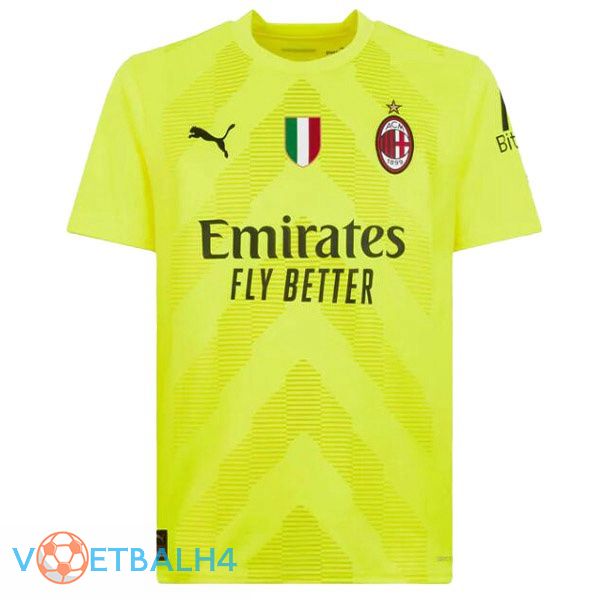 AC Milan doelman voetbal jerseys geel 2022-2023