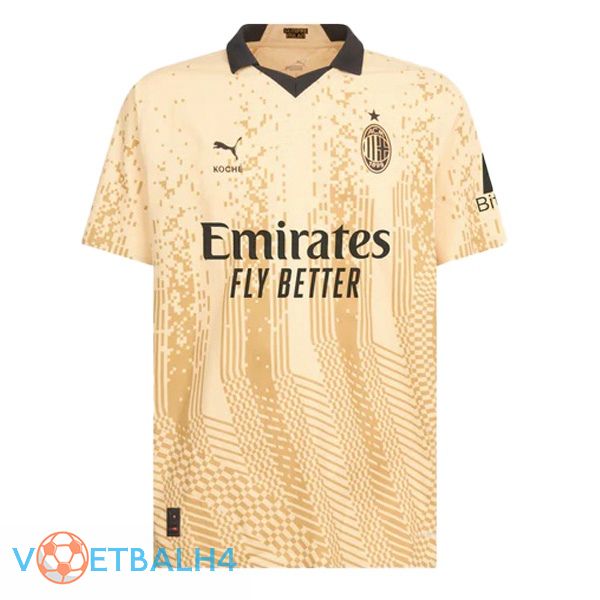 AC Milan doelman voetbal jersey geel 2022/2023