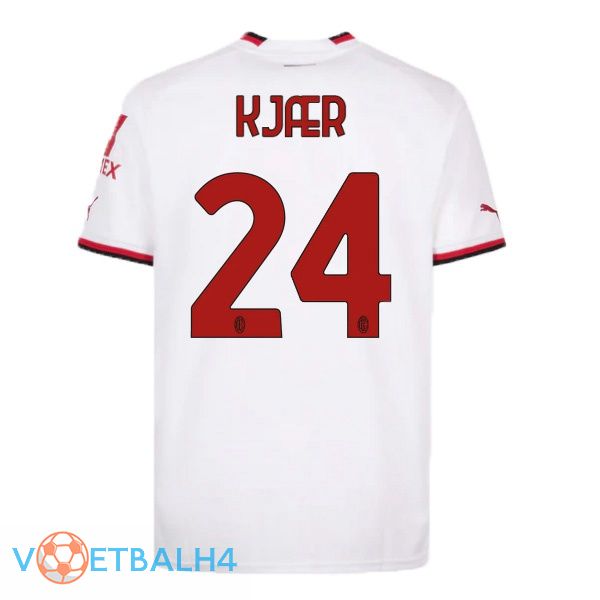 AC Milan (KJÆR 24) voetbal jersey uit wit 2022/2023