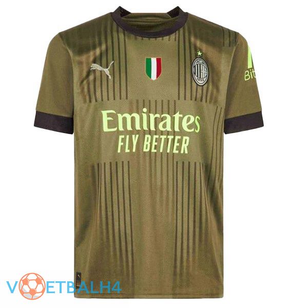 AC Milan voetbal jerseys derde Marron 2022-2023