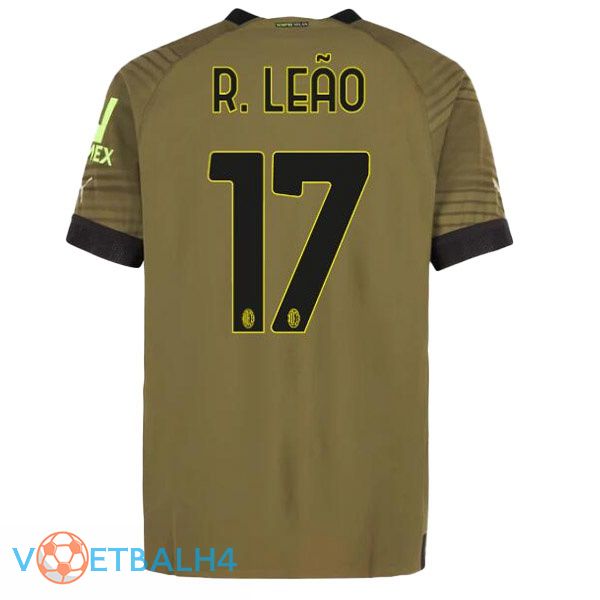 AC Milan (R. LEÃO 17) voetbal jerseys derde Marron 2022-2023