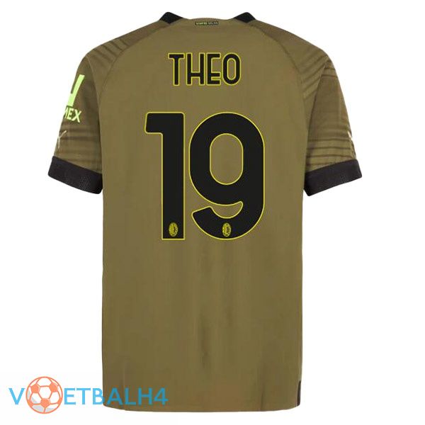 AC Milan (THEO 19) voetbal jerseys derde Marron 2022-2023