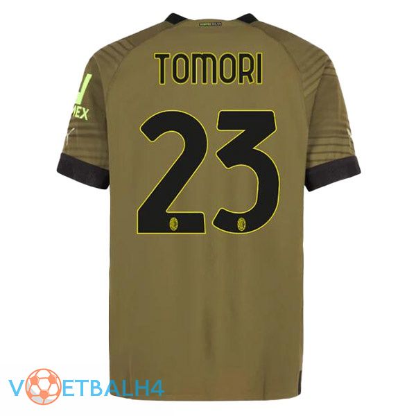 AC Milan (TOMORI 23) voetbal jerseys derde Marron 2022-2023