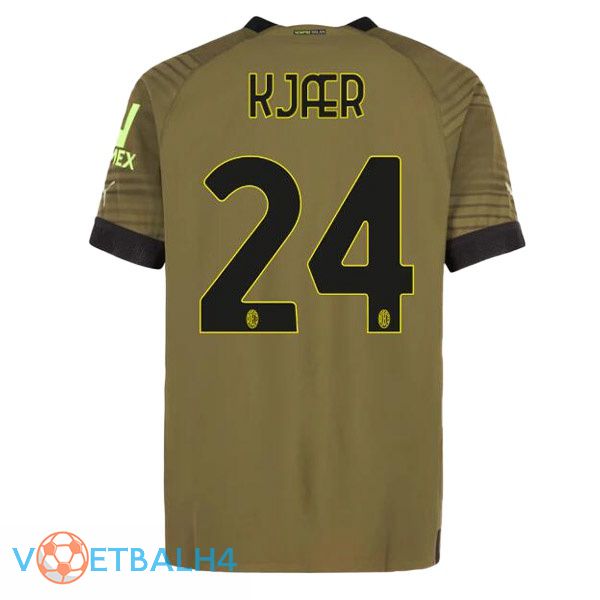 AC Milan (KJÆR 24) voetbal jerseys derde Marron 2022-2023