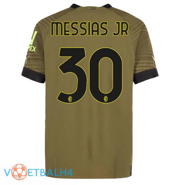 AC Milan (MESSIAS JR 30) voetbal jerseys derde Marron 2022-2023