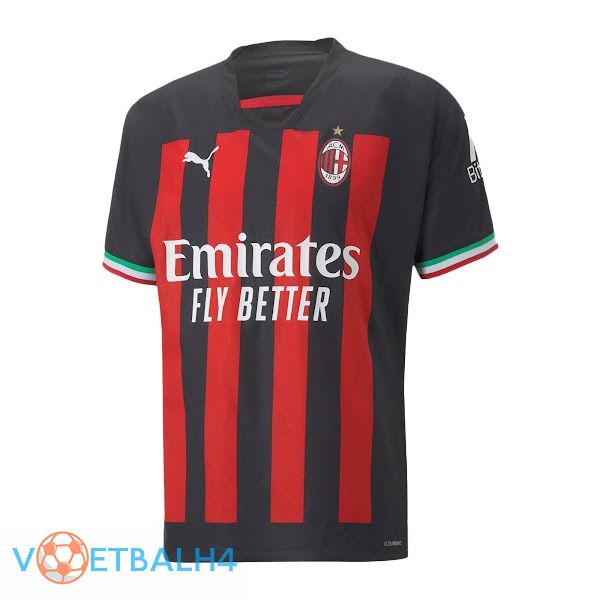 AC Milan voetbal jerseys thuis rood 2022-2023