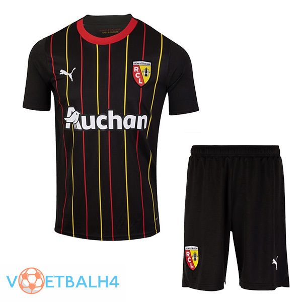 RC Lens kinderen voetbal jersey thuis zwart 2023/2024