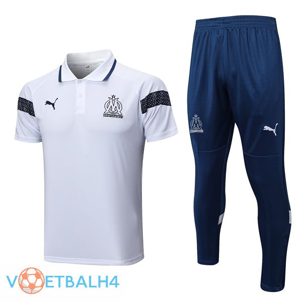 Marseille OM voetbal Polo + broek wit 2023/2024