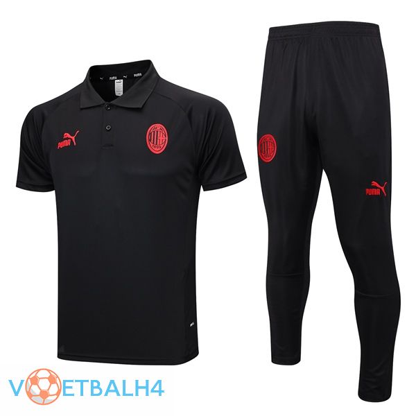 AC Milan voetbal Polo + broek zwart 2023/2024