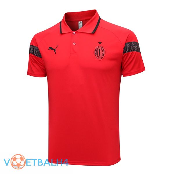 AC Milan voetbal Polo rood 2023/2024