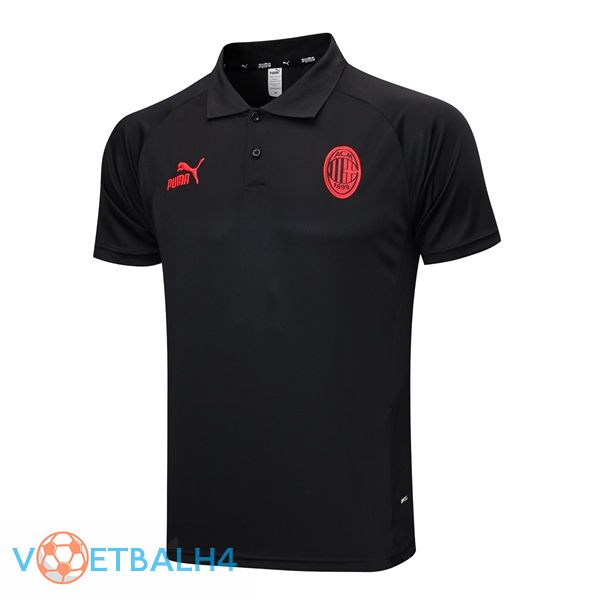 AC Milan voetbal Polo zwart 2023/2024