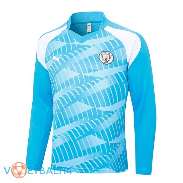 Manchester City Training Sweatshirt blauw 2023/2024