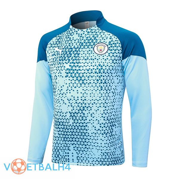 Manchester City Training Sweatshirt blauw 2023/2024