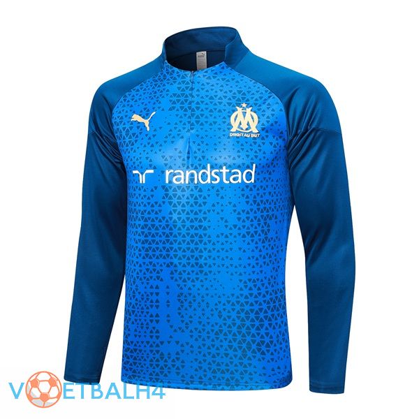 Marseille OM Training Sweatshirt blauw 2023/2024