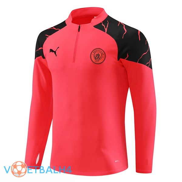 Manchester City Training Sweatshirt rood 2023/2024