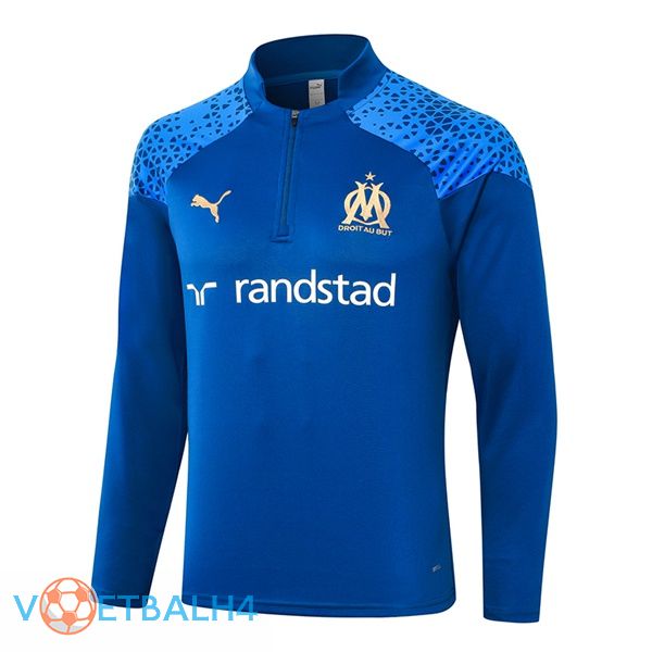 Marseille OM Training Sweatshirt blauw 2023/2024