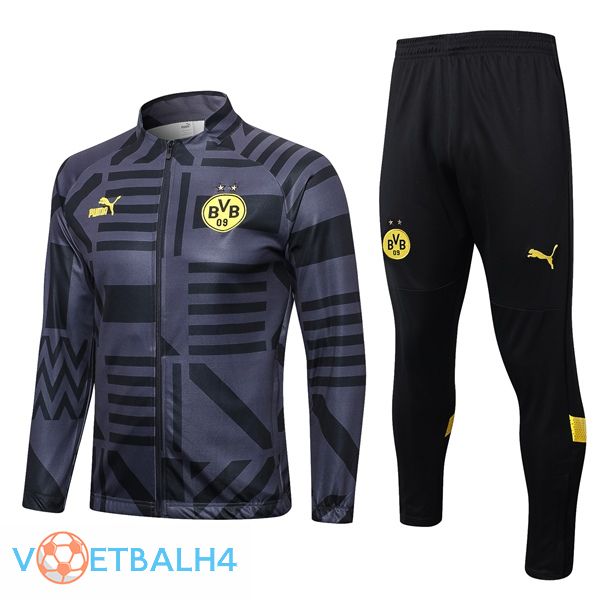 Dortmund BVB Trainingsjaspak grijs 2023/2024