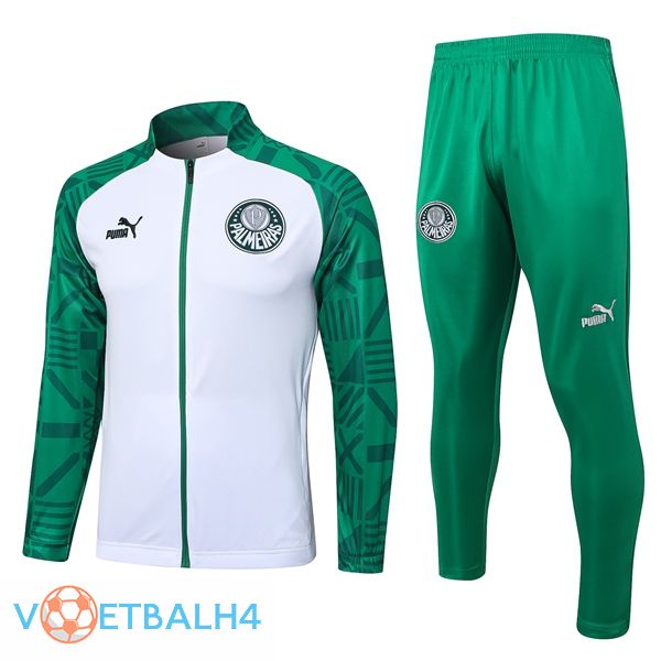 Palmeiras Trainingsjaspak wit 2023/2024