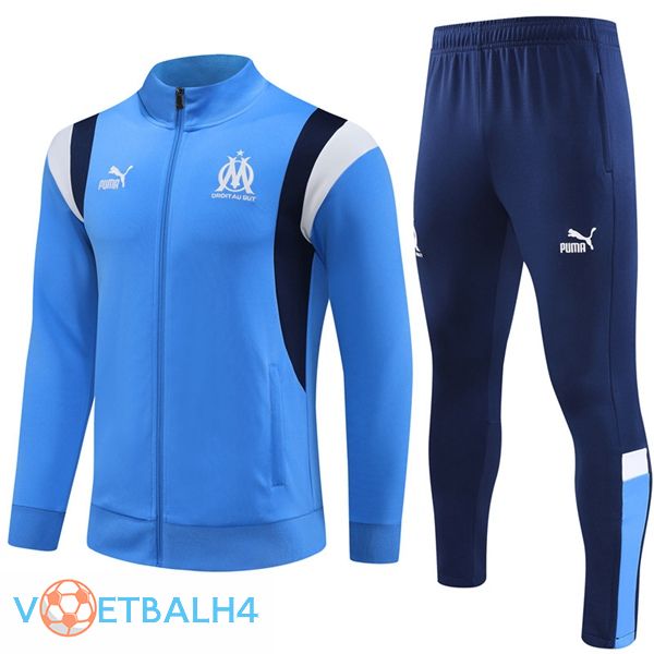 Marseille OM Trainingsjaspak blauw 2023/2024