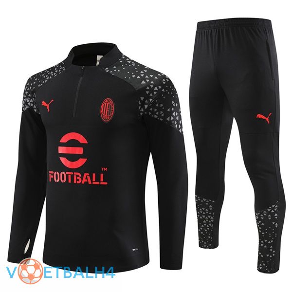 AC Milan trainingspak zwart 2023/2024