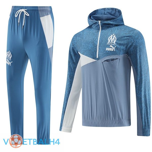 Marseille OM trainingspak Windbreaker blauw 2023/2024