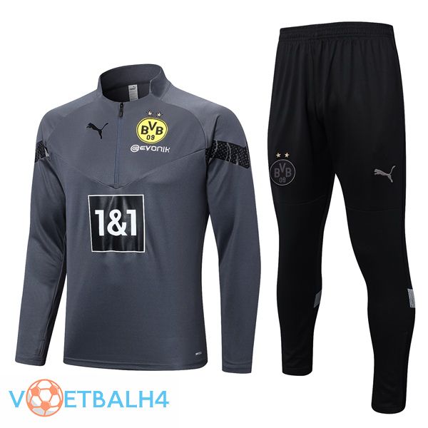 Dortmund BVB trainingspak grijs 2023/2024