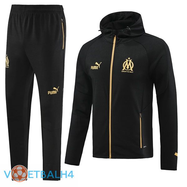 Marseille OM trainingspak Hoodie zwart 2023/2024