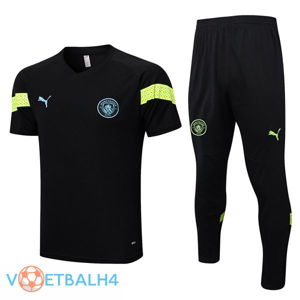 Manchester City Training T Shirt + broek zwart 2023/2024