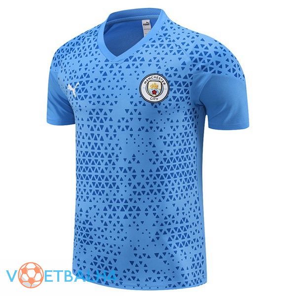 Manchester City Training T Shirt blauw 2023/2024