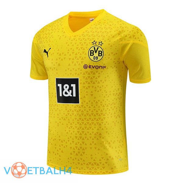 Dortmund BVB Training T Shirt geel 2023/2024