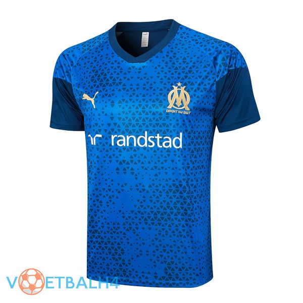 Marseille OM Training T Shirt blauw 2023/2024