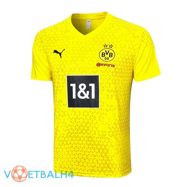 Dortmund BVB Training T Shirt geel 2023/2024