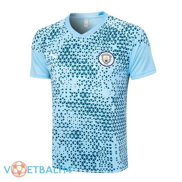 Manchester City Training T Shirt blauw 2023/2024