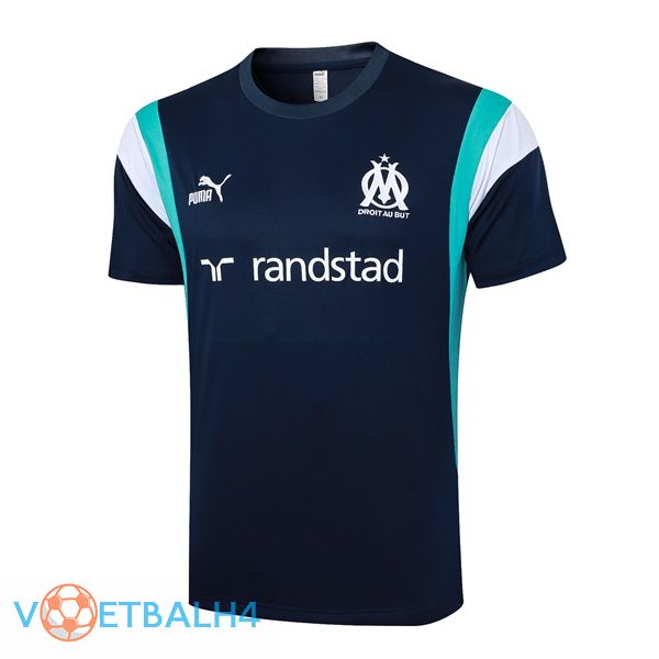 Marseille OM Training T Shirt blauw koninklijk 2023/2024