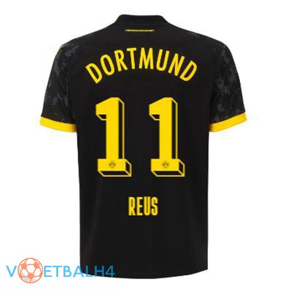 Dortmund BVB (Reus 11) voetbal jersey uit zwart 2023/2024