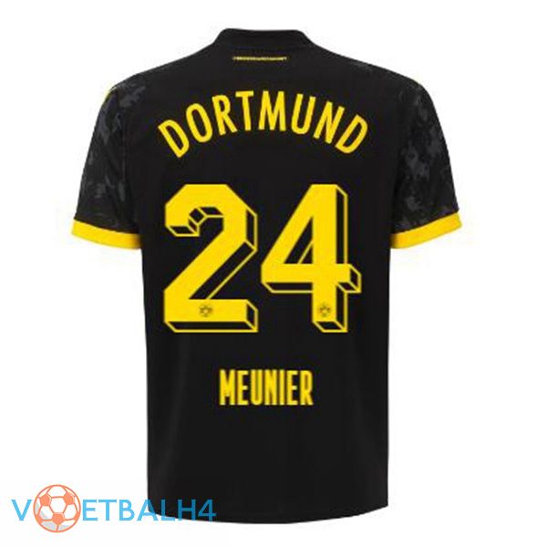 Dortmund BVB (Meunier 24) voetbal jersey uit zwart 2023/2024