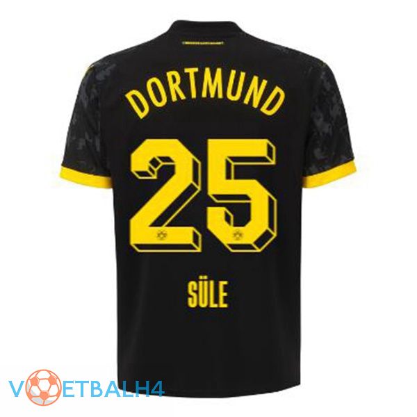 Dortmund BVB (Süle 25) voetbal jersey uit zwart 2023/2024