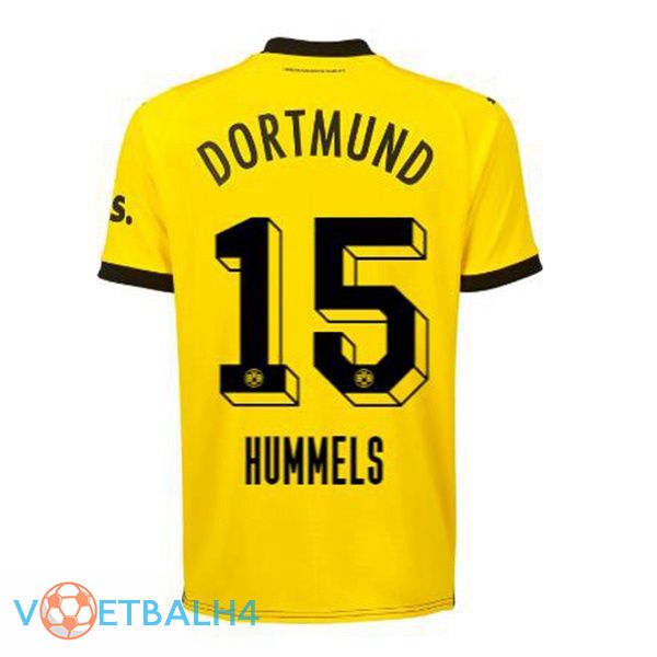 Dortmund BVB (Hummels 15) voetbal jersey thuis geel zwart 2023/2024