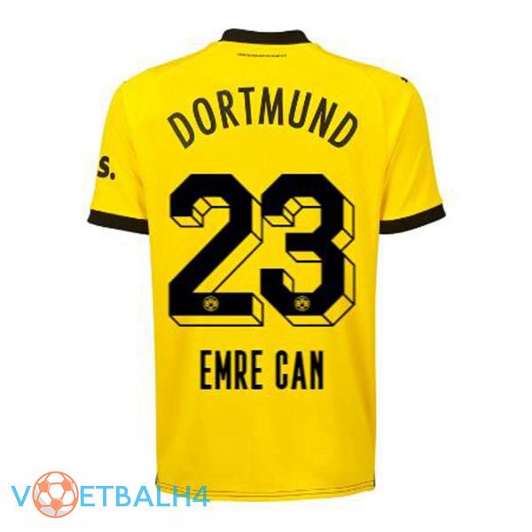 Dortmund BVB (Emre Can 23) voetbal jersey thuis geel zwart 2023/2024