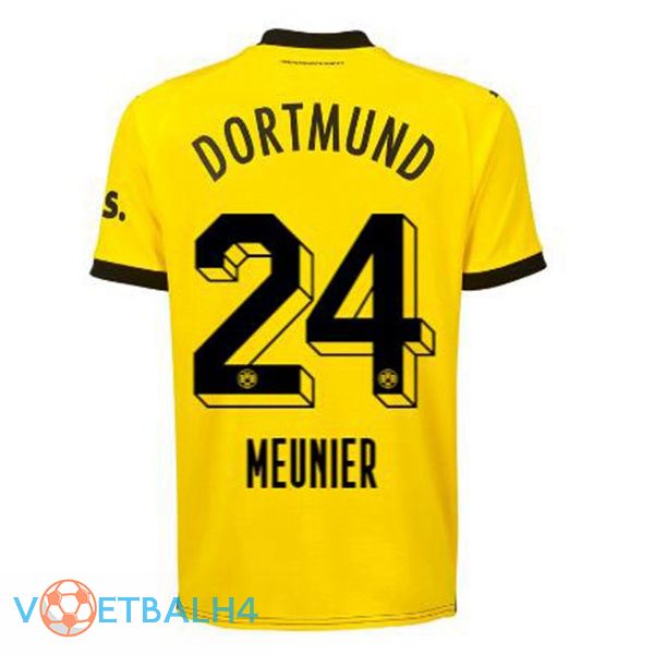 Dortmund BVB (Meunier 24) voetbal jersey thuis geel zwart 2023/2024