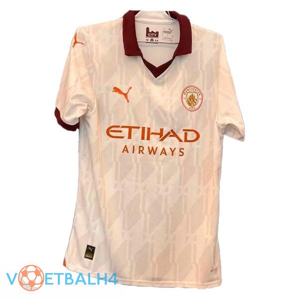 Manchester City voetbal jersey uit bruin gelekte versie 2023/2024