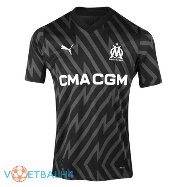 Marseille OM voetbal jersey doelman zwart 2023/2024