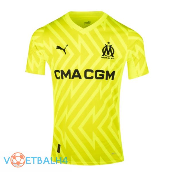 Marseille OM voetbal jersey doelman geel 2023/2024