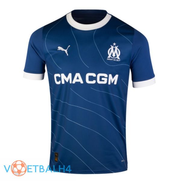 Marseille OM voetbal jersey uit blauw 2023/2024