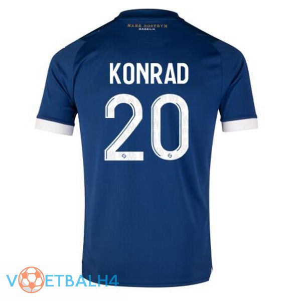 Marseille OM (KONRAD 20) voetbal jersey uit blauw 2023/2024