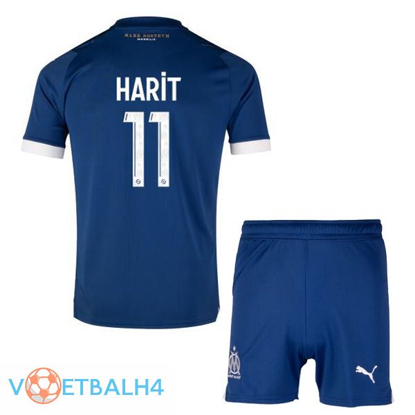 Marseille OM (HARIT 11) kinderen voetbal jersey uit blauw 2023/2024