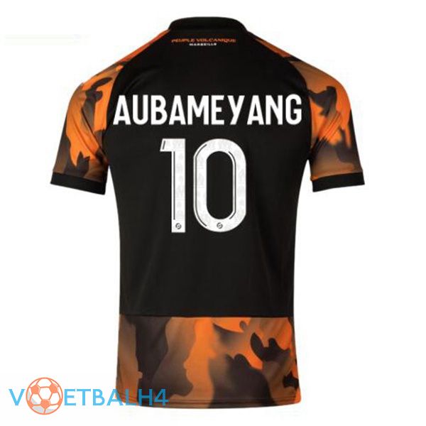 Marseille OM (AUBAMEYANG 10) voetbal jersey derde zwart geel 2023/2024