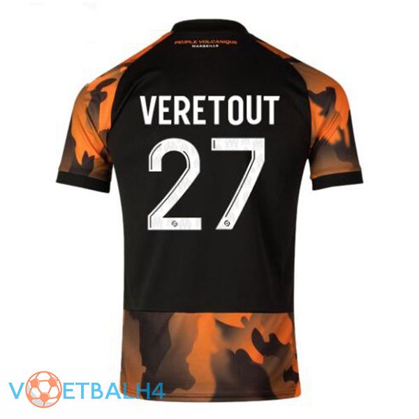 Marseille OM (VERETOUT 27) voetbal jersey derde zwart geel 2023/2024